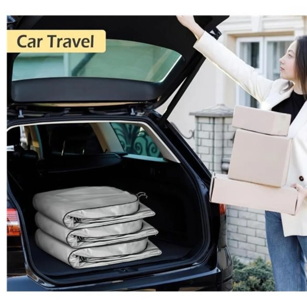 Gusseted Garment Bags for Dresses 65 Inch Long Waterproof Hanging Clothes Bag 3